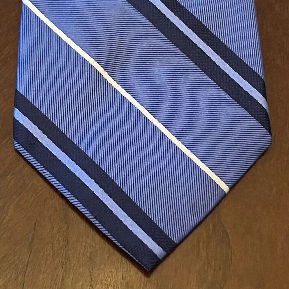Nautica Blue 100% Silk Men’s Neck Tie Made In China
